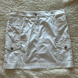 WHBM White Skirt